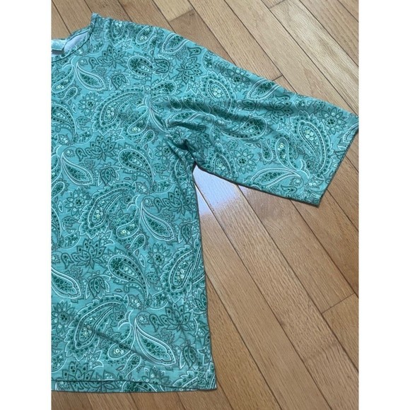 Extra Shenanigans Half Sleeve Shirt-Womens XL-Beautiful Green - Picture 3 of 6